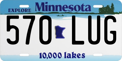 MN license plate 570LUG