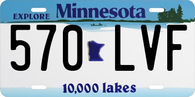 MN license plate 570LVF