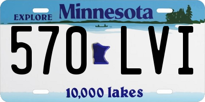 MN license plate 570LVI