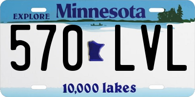 MN license plate 570LVL