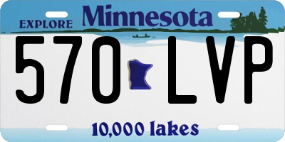 MN license plate 570LVP