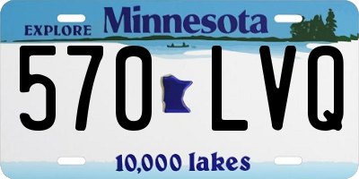 MN license plate 570LVQ