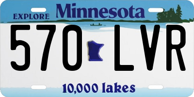 MN license plate 570LVR