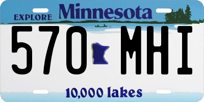 MN license plate 570MHI