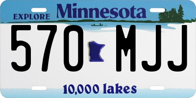 MN license plate 570MJJ