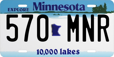 MN license plate 570MNR