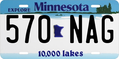MN license plate 570NAG