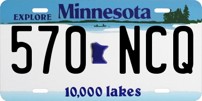 MN license plate 570NCQ