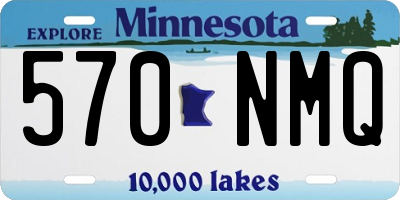 MN license plate 570NMQ