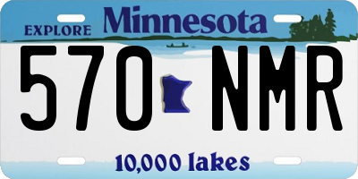 MN license plate 570NMR