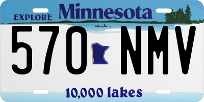 MN license plate 570NMV