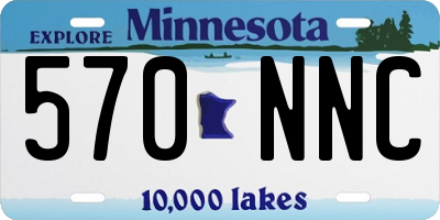 MN license plate 570NNC