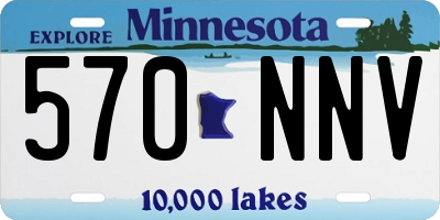 MN license plate 570NNV