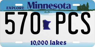 MN license plate 570PCS