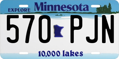 MN license plate 570PJN