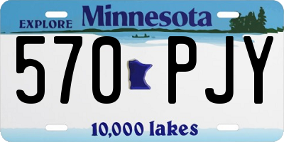 MN license plate 570PJY