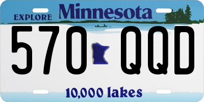 MN license plate 570QQD