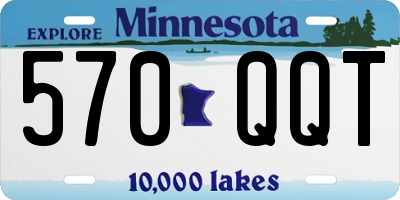MN license plate 570QQT