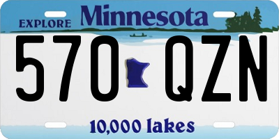 MN license plate 570QZN