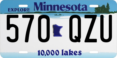 MN license plate 570QZU