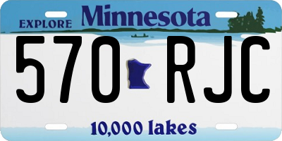 MN license plate 570RJC