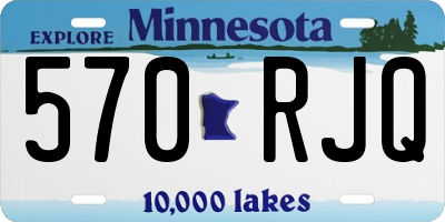 MN license plate 570RJQ