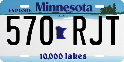 MN license plate 570RJT