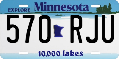 MN license plate 570RJU