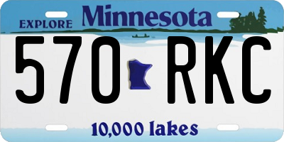 MN license plate 570RKC