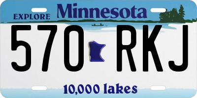 MN license plate 570RKJ