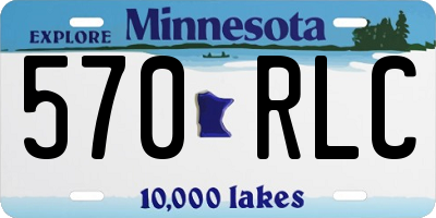 MN license plate 570RLC