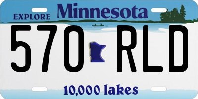 MN license plate 570RLD