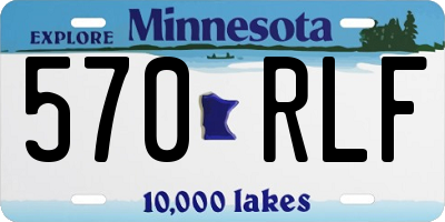 MN license plate 570RLF