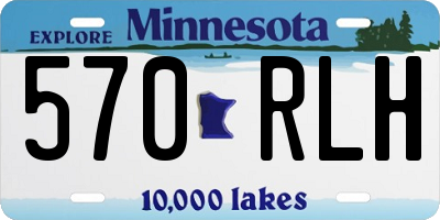 MN license plate 570RLH