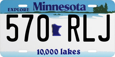 MN license plate 570RLJ