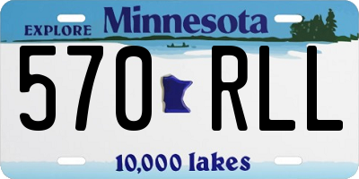 MN license plate 570RLL