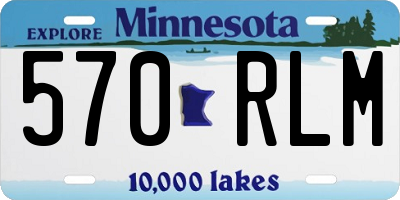 MN license plate 570RLM