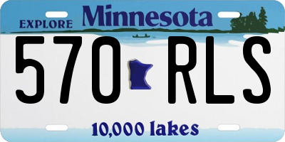 MN license plate 570RLS