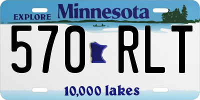 MN license plate 570RLT