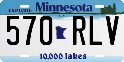 MN license plate 570RLV