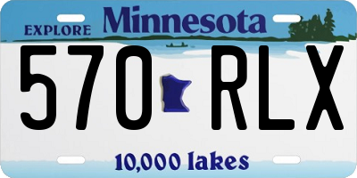MN license plate 570RLX
