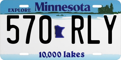 MN license plate 570RLY