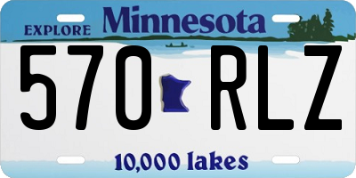 MN license plate 570RLZ