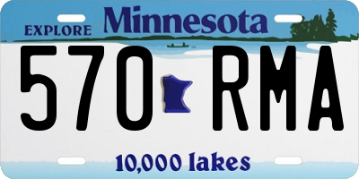 MN license plate 570RMA