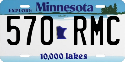 MN license plate 570RMC