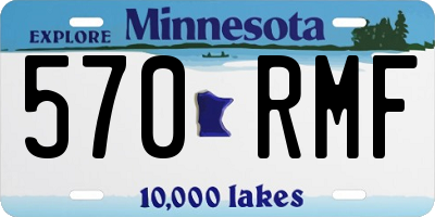 MN license plate 570RMF