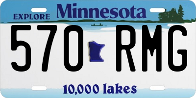 MN license plate 570RMG