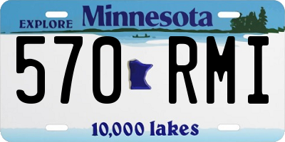 MN license plate 570RMI