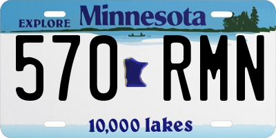 MN license plate 570RMN