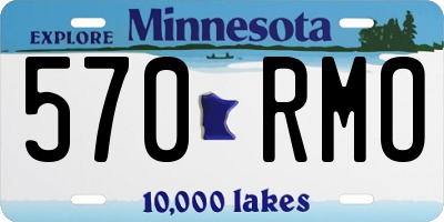 MN license plate 570RMO
